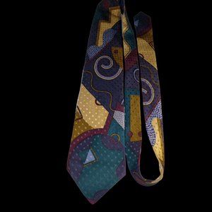 Vintage Boxelder Moderns George Valmier Decors et Couleurs 1930 Men’s tie